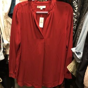 Red blouse